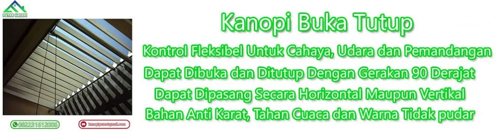 kanopi buka tutup